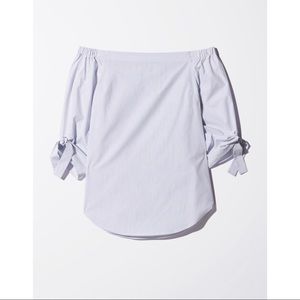 Aritzia Babaton Off-the-Shoulder Blouse